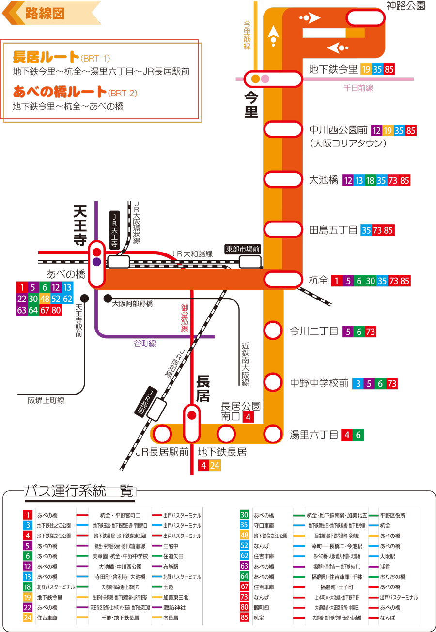 【BRT路線図画像SP用 - 日本語以外】20260112～